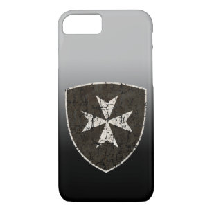 Knights Hospitaller Cross, Distressed iPhone 8/7 Case