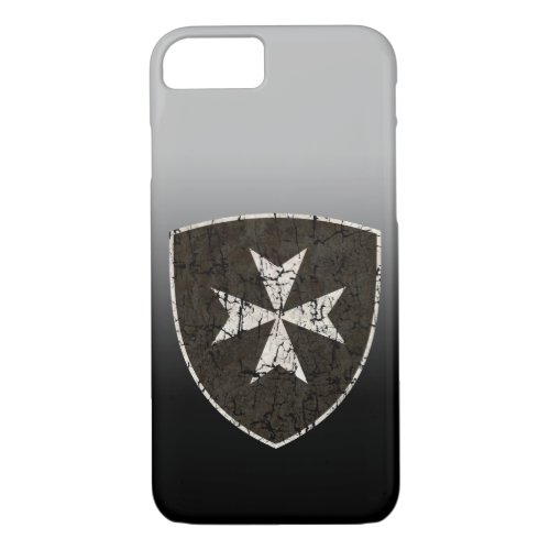 Knights Hospitaller Cross Distressed iPhone 87 Case