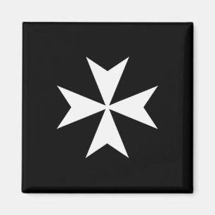 Knights Hospitaller Maltese Cross Catholic Christi Magnet