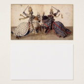 Knights jousting (Front & Back)