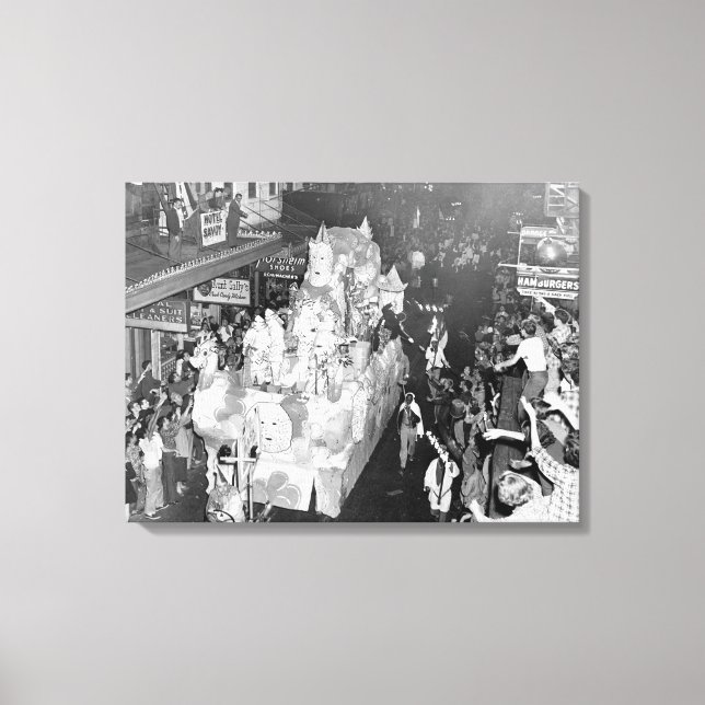 Knights of Babylon New Orleans Mardigras 1955  Canvas Print (Front)