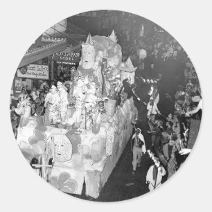 Knights of Babylon New Orleans Mardigras 1955  Classic Round Sticker