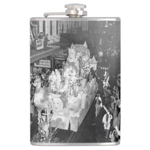 Knights of Babylon New Orleans Mardigras 1955 Flask