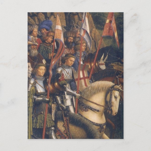 Knights of Christ (Ghent Altarpiece) Postcard (Front)