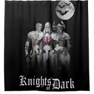 Knights of Dark Shower Curtain