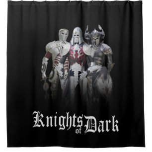 Knights of Dark Shower Curtain