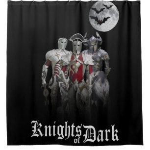 Knights of Dark Shower Curtain