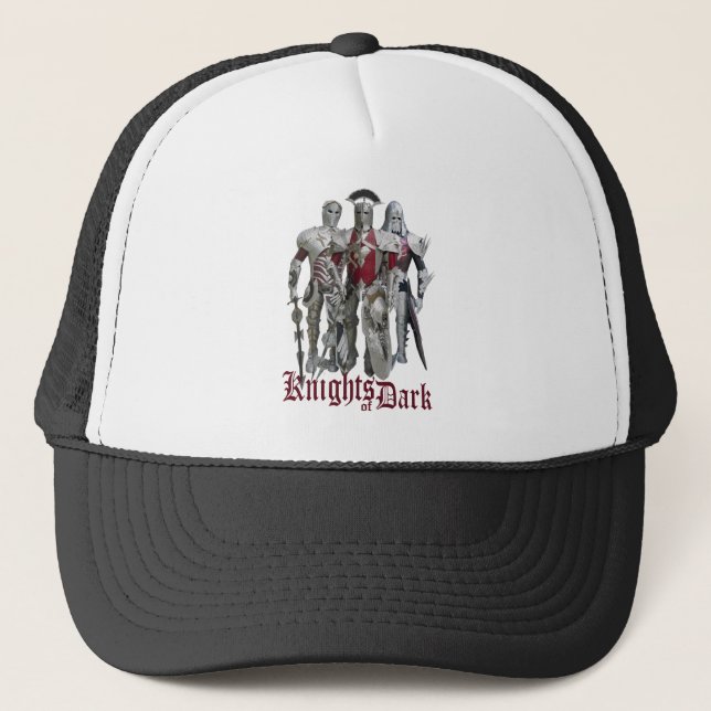 Knights of Dark Trucker Hat (Front)
