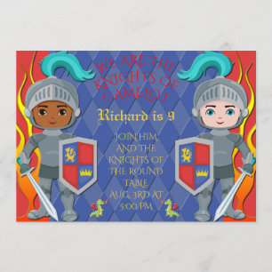 Knights of the Round Table Camelot Party Invite