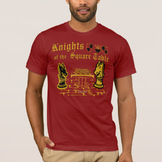 Knights of the Square table, Adult T-shirt