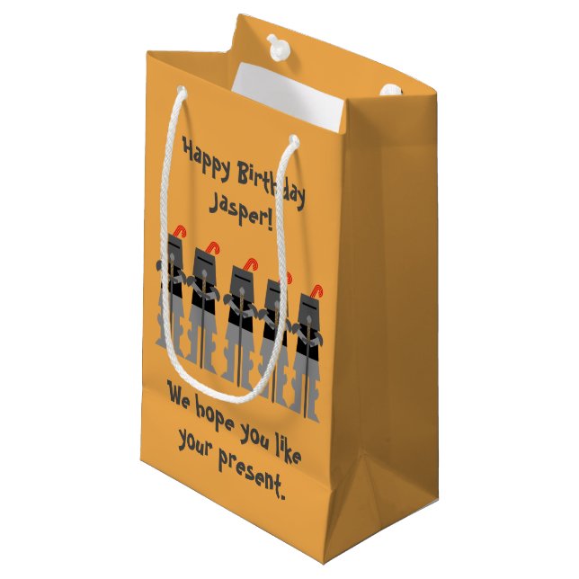 Knights Small Gift Bag (Front Angled)