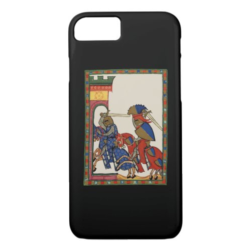 Knights Storming The Castle 14th Century iPhone 87 Case