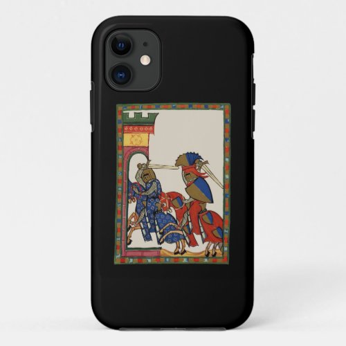 Knights Storming The Castle 14th Century iPhone 11 Case