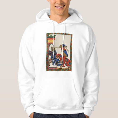 Knights Storming The Castle 14th Century Hoodie