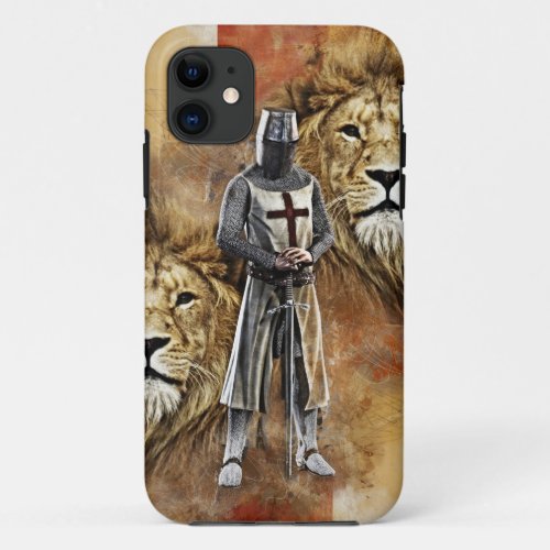 Knights Templar 001 iPhone 11 Case