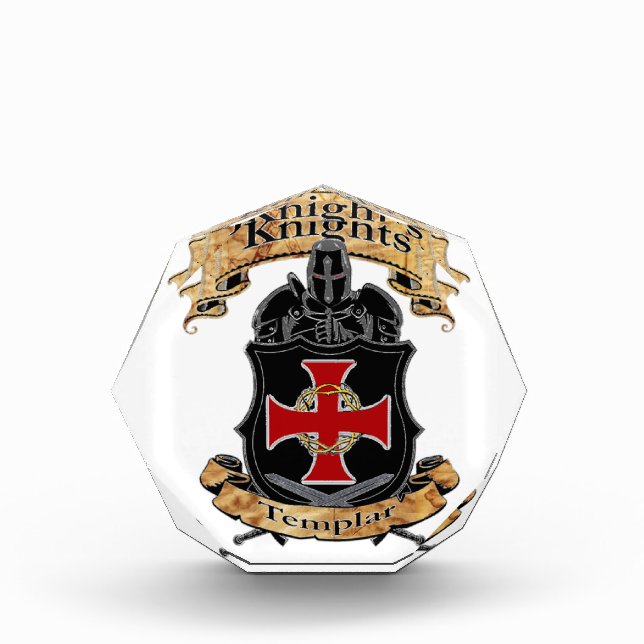Knights Templar Acrylic Award (Front)