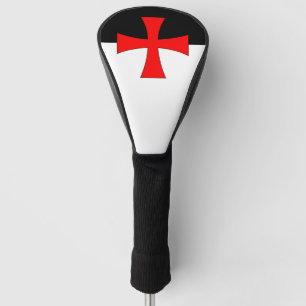 Knights Templar battle flag Golf Head Cover