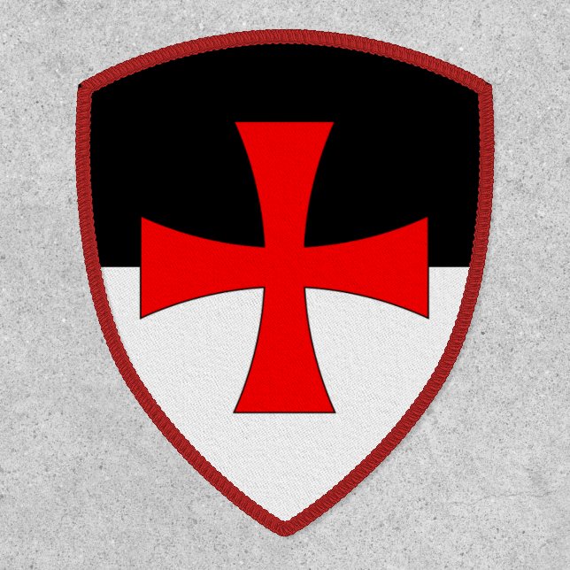 Knights Templar battle flag Patch (Front)