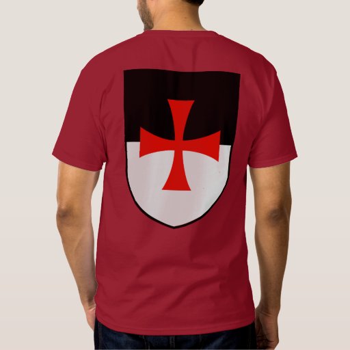 Knights Templar Beauceant with Cross Shirt | Zazzle