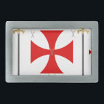 Knights Templar Belt Buckle<br><div class="desc">templar cross and swords as illustration.</div>