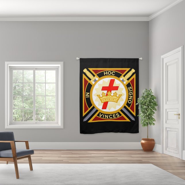 Knights Templar Blackout Curtains (Wide)