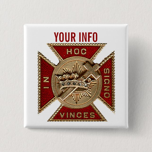 KNIGHTS TEMPLAR BUTTON (Front)