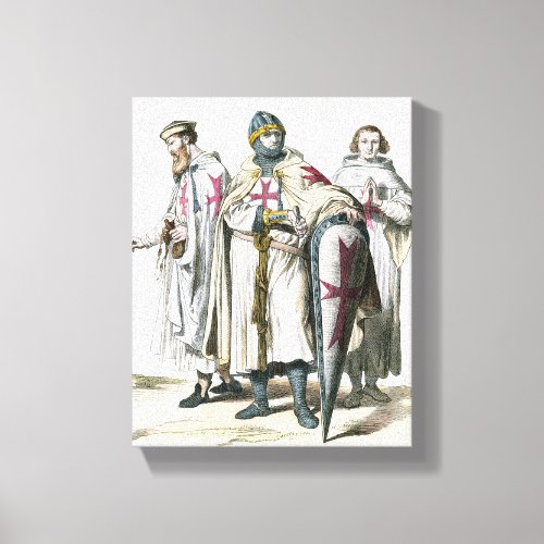 Knights Templar Canvas Print