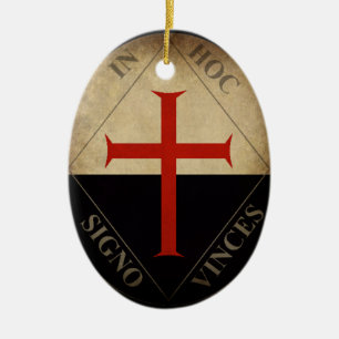 Knights Templar Ceramic Ornament