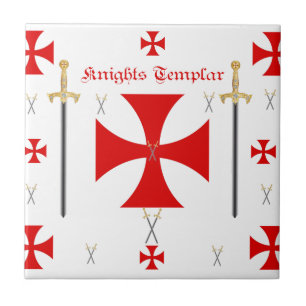 Knights Templar Ceramic Tile