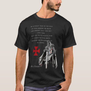 Knights Templar Christian Warrior For God Christia T-Shirt