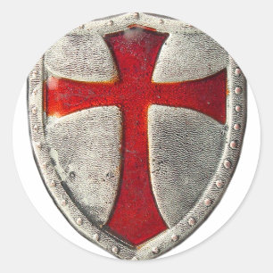 Knights Templar Classic Round Sticker