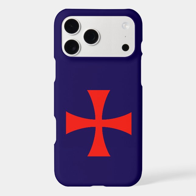 Knights Templar Cross Crusade iPhone Case  (Back)