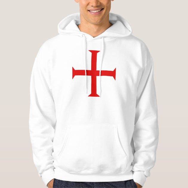 Knights Templar Cross Hoodie. Hoodie Zazzle