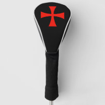 Knights Templar Cross Patriotic Golf Head Cover
