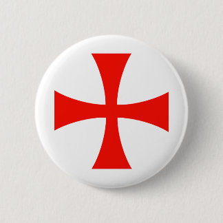 Knights_Templar_Cross Pinback Button