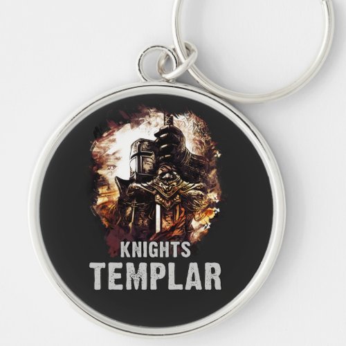 Knights Templar Epic Historic Warriors of Christ Keychain