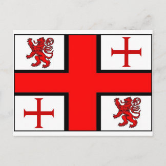 KNIGHTS TEMPLAR FLAG POSTCARD