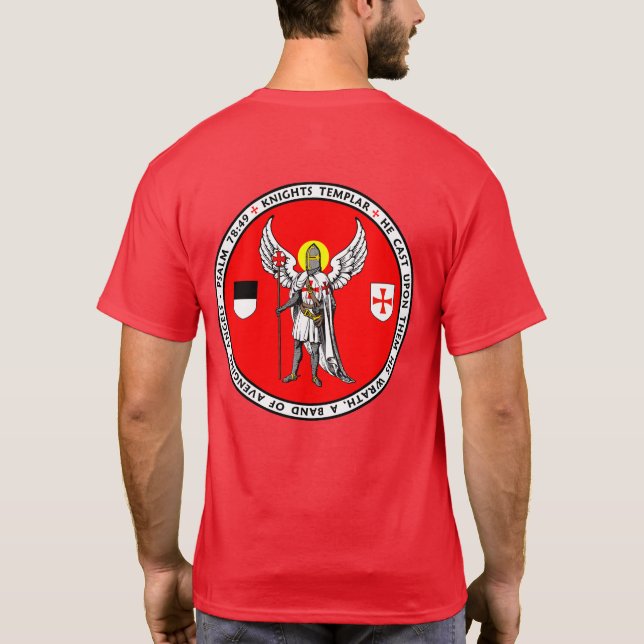 Knights Templar Guardian Angel Seal Shirt (Back)