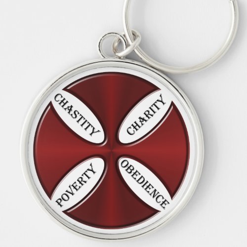 Knights Templar Guideposts for Life Keychain