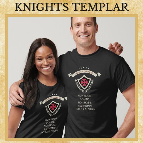 Knights Templar history warrior of jesus christ T_Shirt