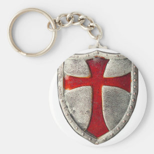 Keychain key ring keyring car motorcycles knights templar flag masonic shield
