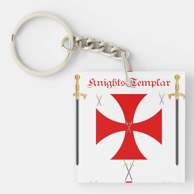 Knights Templar Keychain (Front)