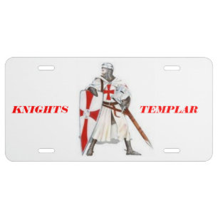 KNIGHTS TEMPLAR LICENSE PLATE