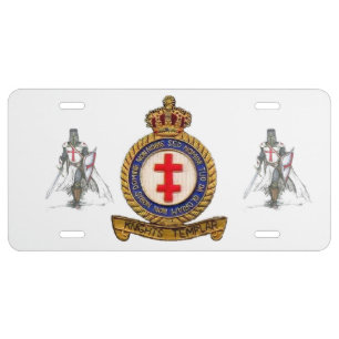 KNIGHTS TEMPLAR LICENSE PLATE