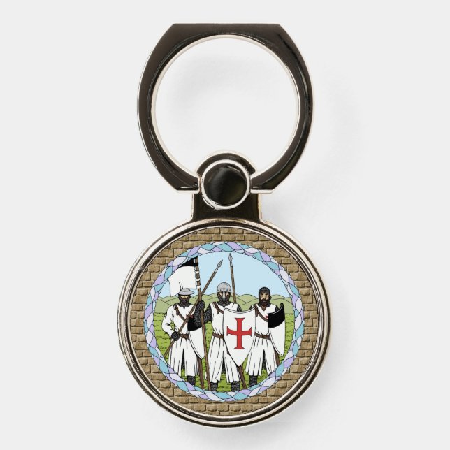 Knights Templar Phone Ring Stand (Front)