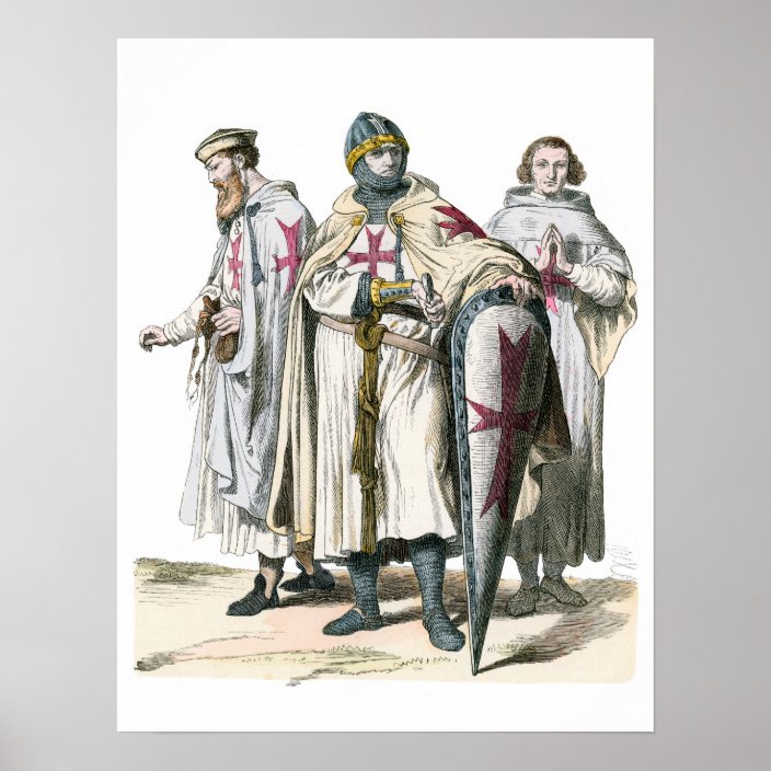 Knights Templar Poster | Zazzle.com