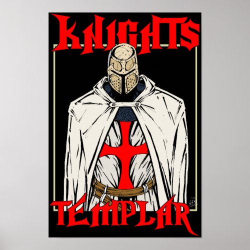 Knights Templar Poster