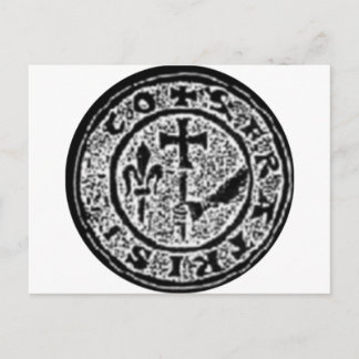 Knights Templar Seal #2 Postcard
