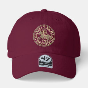 Knights Templar Seal Two Knights Horse Medallion 47 Brand Hat
