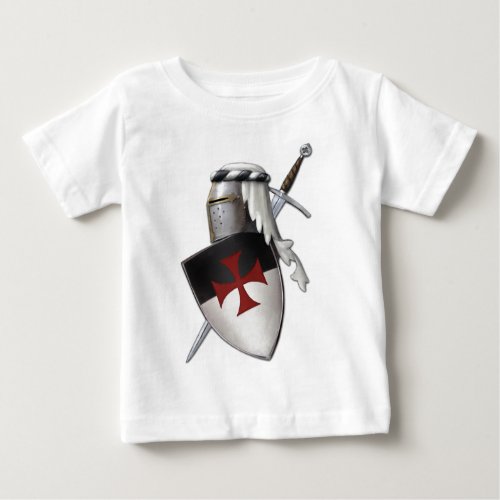 Knights Templar shield Baby T_Shirt